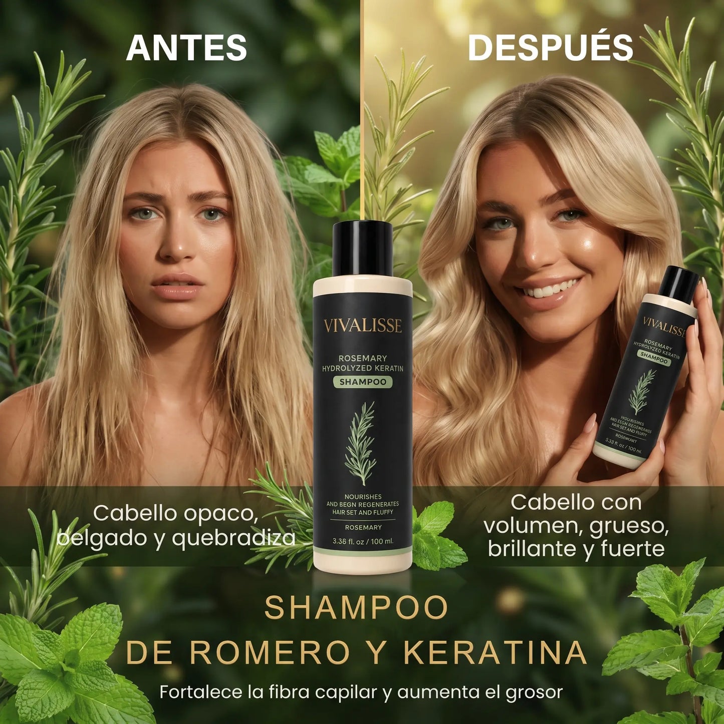 Shampoo de Romero Orgánico